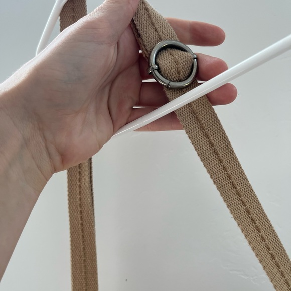 Sakroots | Petal Pink Flower Blossom Artist Circle Fold-Over Crossbody Bag - Picture 2 of 9
